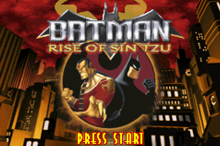 Batman: Rise of Sin Tzu Title Screen